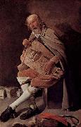Hurdy gurdy player